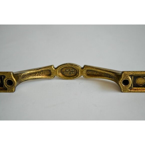 Vintage Brass Drawer Cabinet Pull Handle 3" Centers - Picture 4 of 6